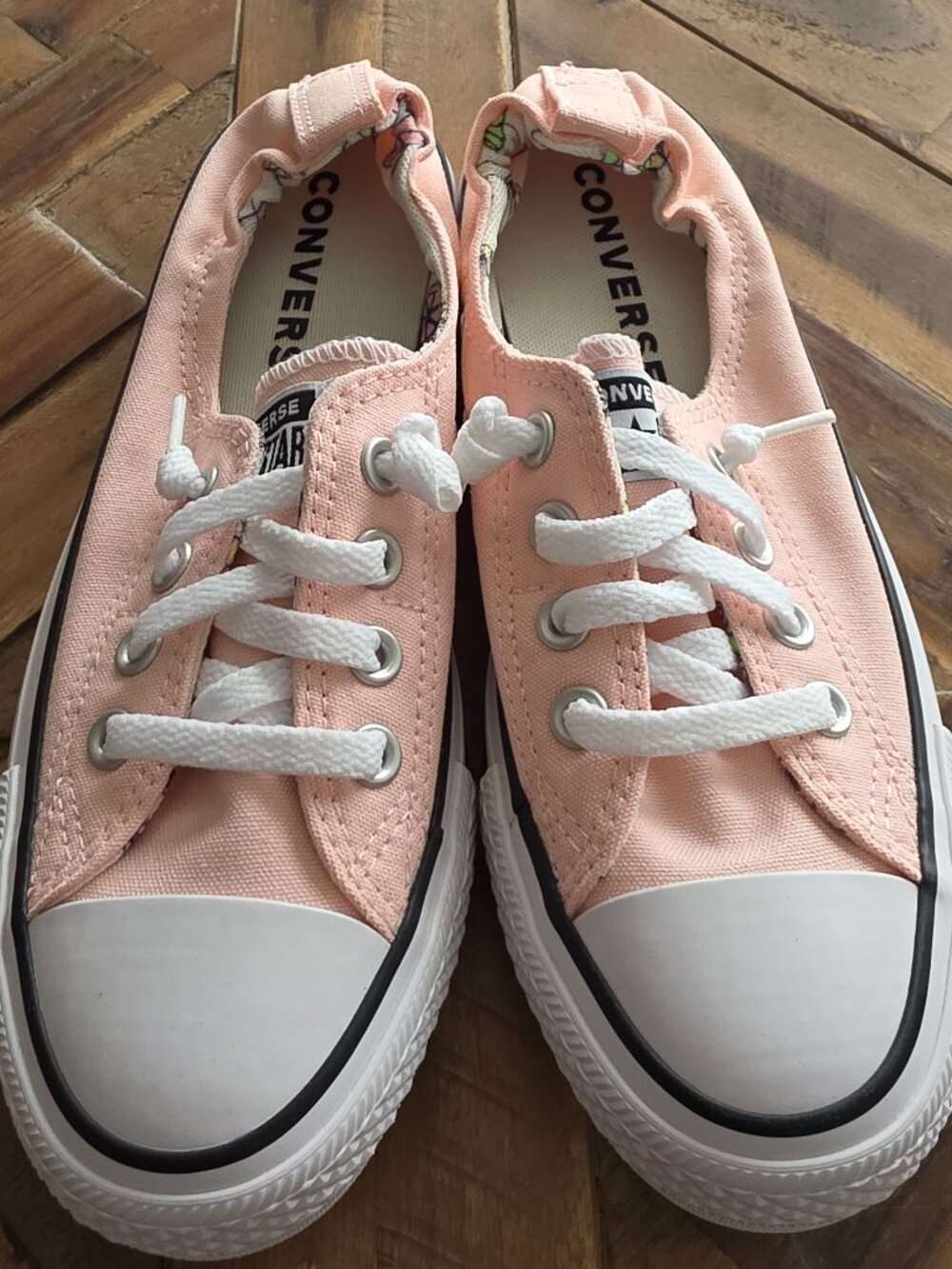 Light Pink Slip On Converse, Women's 7.5